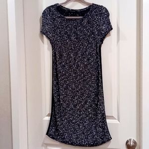 Ann Taylor black & white short sleeve dress